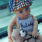 Mini Boy realista los 58cm juguetes infantiles de los niños de la muñeca del renacimiento de 23 pulgadas