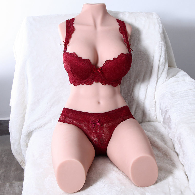 Torso adulto realista del gatito de la carne de la muñeca del sexo del medio tamaño de la longitud los 83cm